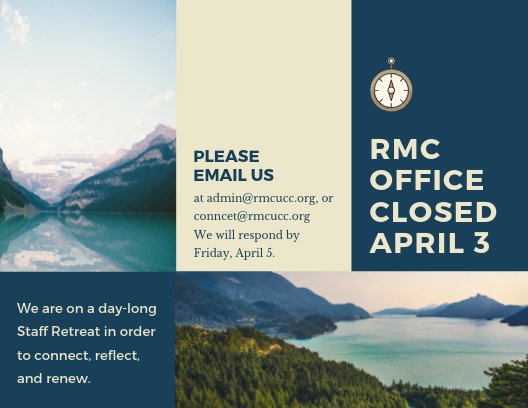 RMC Office Closed on Wednesday, April 3 image