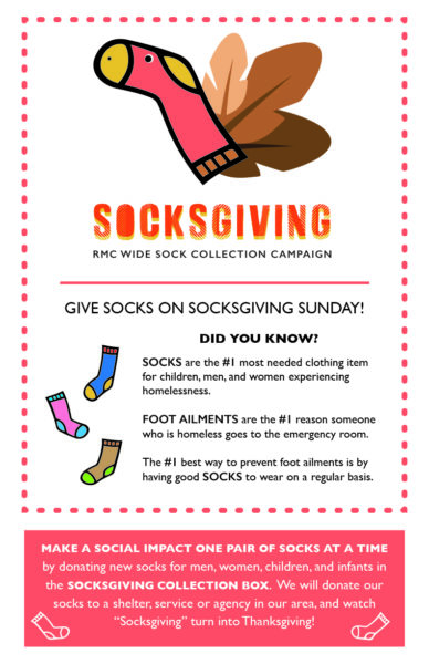 2021 Socksgiving Campaign image