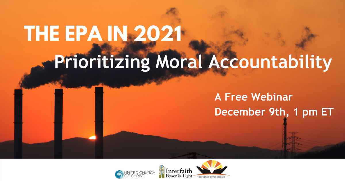 The EPA in 2021: Prioritizing Moral Accountability