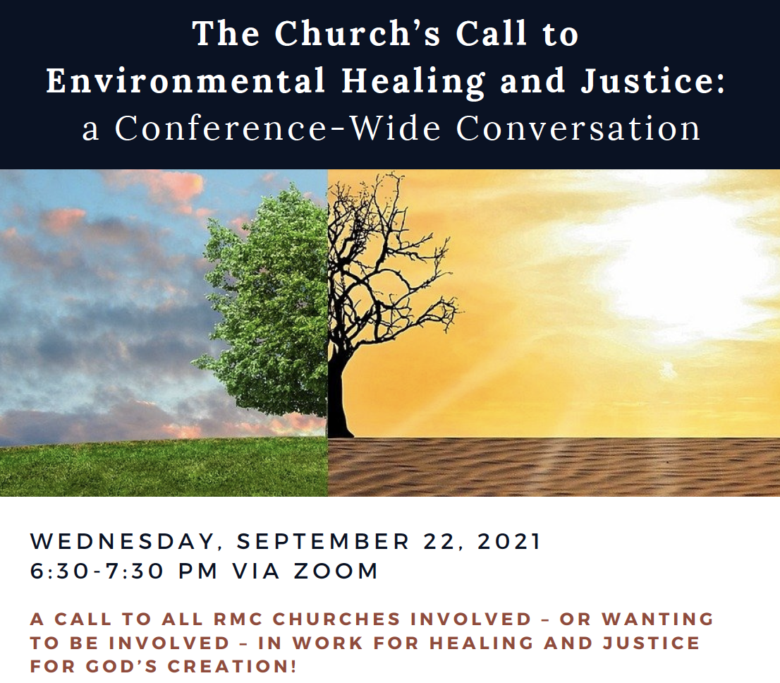 The Church’s Call to Environmental Healing and Justice: a Conference-wide Conversation